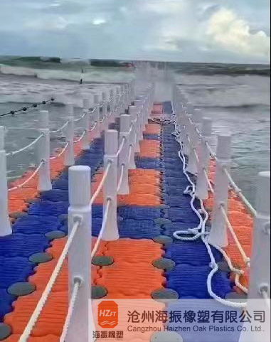 浮漂建設(shè)的浮橋